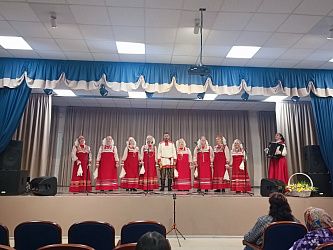Концерт русского народного хора "Минское" для подтверждение звания 