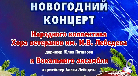Концерт Народного самодеятельного коллектива хора ветеранов им. И.В. Лебедева и вокального ансамбля 