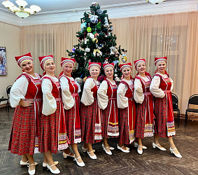 Состоялся концерт народного самодеятельного коллектива ансамбля танца "Русские узоры"